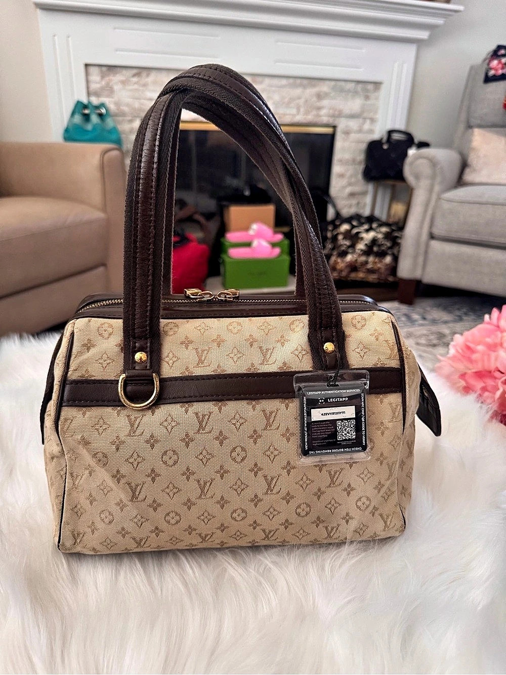 Louis Vuitton Monogram Mini Josephine PM Handbag